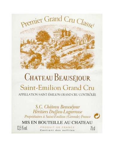 Chateau Beausejour Duffau-Lagarrosse