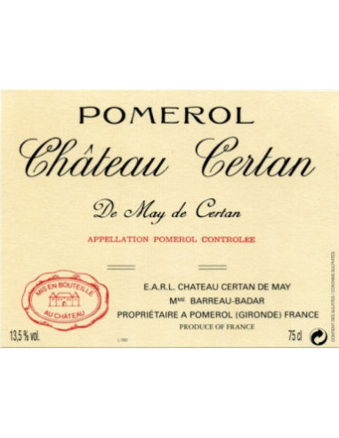 Chateau Certan De May