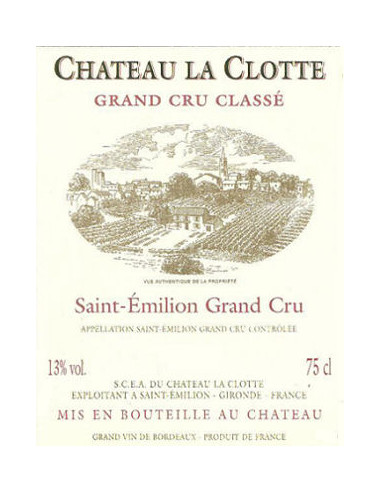 Chateau La Clotte Chateau La Clotte