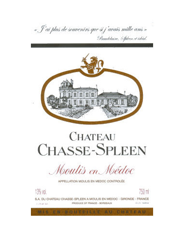 Chateau Chasse Spleen Chateau Chasse Spleen